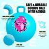 INPODAK Hopper Ball 18 Inch Bouncy Ball with Handle for Kids, Hippity Hop Jumping Bounce Hopping Toy for Boys Girls Ages 3-6 Includes Pump and Gift Box Great Gift for Birthday (Blue) view 4
