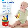 Cylazo Count Learning Montessori Toys for Toddlers 3 Year Old Cloth Toddler Fishing Game with Stacking Cups,Baby Toy 12-18 Months 1 2 Year Old Boy Girl Gifts (Fish) view 3