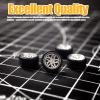 1/64 Wheels Compatible with Hot WheelsABS Injection Rubber Tires with Bearing Smooth Dynamic Wheels.(SMORCLUB-MF-G6) view 4