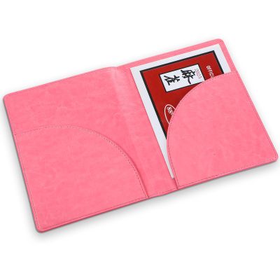 AmazingSpark Mahjong Card Sleeve, 11.25 x 7 Inches Large Folio Holder for Mahjong Scorecard Cards Protective Cover Mahjongg Accessories (Pink)