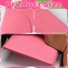 AmazingSpark Mahjong Card Sleeve, 11.25 x 7 Inches Large Folio Holder for Mahjong Scorecard Cards Protective Cover Mahjongg Accessories (Pink) view 3