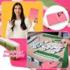 AmazingSpark Mahjong Card Sleeve, 11.25 x 7 Inches Large Folio Holder for Mahjong Scorecard Cards Protective Cover Mahjongg Accessories (Pink) view 4
