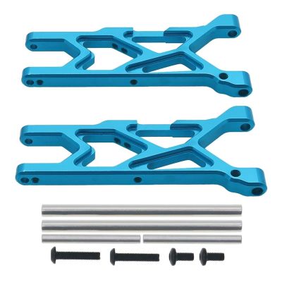Alloy 2pcs/Set Alloy Front Lower Suspension arm A-arm for 1/10 for ARR-MA 3s&for Mega550 for VOR-teks for Sen-ton Upgrade Part(Blue)