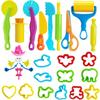 Playdough Tool Kit, 28 Pcs Basic Clay and Dough Tools Starter Set for Kids Ages 3+ Creative Play Accessories with Various Shape Molds & Cutters, Sensory Clay Toys Gifts for Back to School Christmas view 1