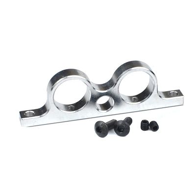 1 Piece Single/Dual Aluminum Pisco BVU4-4 Ball Globe Valves Mount Holder Bracket Seat for RC Turbine Turbo-Jet Engine Airplane(1 Piece Dual)