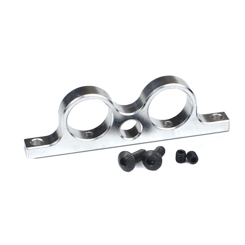 1 Piece Single/Dual Aluminum Pisco BVU4-4 Ball Globe Valves Mount Holder Bracket Seat for RC Turbine Turbo-Jet Engine Airplane(1 Piece Dual)
