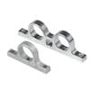 1 Piece Single/Dual Aluminum Pisco BVU4-4 Ball Globe Valves Mount Holder Bracket Seat for RC Turbine Turbo-Jet Engine Airplane(1 Piece Dual) view 2