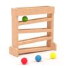 LLTCMAOYI Montessori Visual Tracking Teaching AIDS, Wooden Ball Rolling Track Kids's Toys view 1