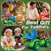 Guminnara 22 in 1 Triceratops Dinosaur Truck Toys for Kids Boys Ages 3-5-7 4-8, Dino Carrier Truck with 18 Jurassic Dino Figures, 3 Dinosaur Eggs, 3 4 5 6 7 8 Year Old Toddler Boy Girl Birthday Gifts view 3