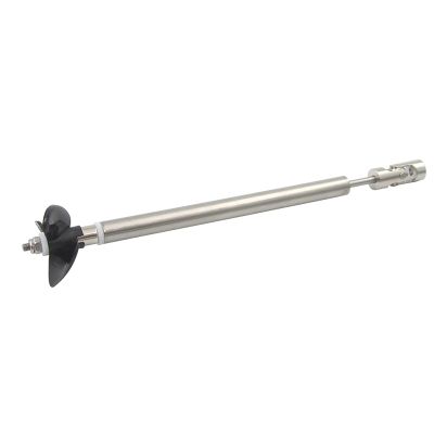 3mm Stainless Steel RC Boat Shaft Assembly Kit with 30mm 3-Blade Propeller Universal Joint and Flange Bearings for Model Ship DIY(5.00mm,30CM/25CM)