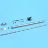 3mm Stainless Steel RC Boat Shaft Assembly Kit with 30mm 3-Blade Propeller Universal Joint and Flange Bearings for Model Ship DIY(5.00mm,30CM/25CM) view 4