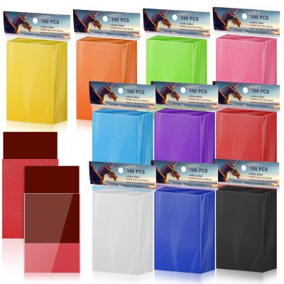 1000CT MTG Card Sleeves for Trading Cards, 10 Colors Soft Standard Size Matte Sleeves - Compatible with Square Enix TCG, Arkham Horror, Final Fantasy, Lorcana Card Protectors Deck Sleeves (10Colors)
