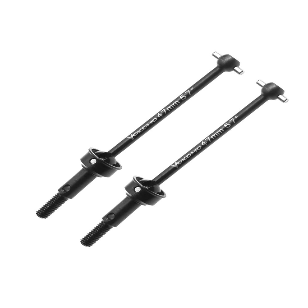 2Pcs Metal Front and Rear Drive Shaft CVD Driveshaft for YOKOMO YD2/YD-4 RC Car Upgrade Parts Accessories