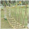 10m Outdoor bridge, solid wood bridge, balance bridge, climbing bridge, toy, suitable for kindergarten, sports training equipment view 1