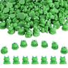 200 Pcs Mini Frog Garden Decor, Fairy Garden Accents, Resin Mini Frogs For Diy Terrarium, Playful Green Frogs For Creative Displays view 1