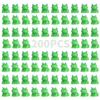 200 Pcs Mini Frog Garden Decor, Fairy Garden Accents, Resin Mini Frogs For Diy Terrarium, Playful Green Frogs For Creative Displays view 2