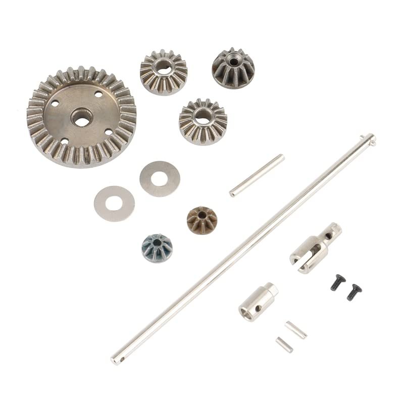 2 Set for HBX 16889 16889A 16890 16890A SG1601 RC Car Parts, Main Axie Drive Shaft & Differential Driving Gears