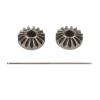 2 Set for HBX 16889 16889A 16890 16890A SG1601 RC Car Parts, Main Axie Drive Shaft & Differential Driving Gears view 2