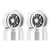 10mm Offset Deep Dish Carbon Fiber Aluminum 2.2" Beadlock Wheel Rim W2253 Compatible with 1 10 Scale RC Crawler Vehicles(W2253SR) view 1