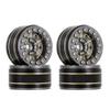 47g Brass 1.0 Inch Beadlock Wheel Rims with 3.15mm Negative Offset Fits 1 24 Scale Rc Crawler Cars Compatible with Scx24 Models Part Number W1005(Grey) view 1