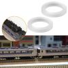 Create idea 16x N Scale Rubber Traction Tires for 1:148 Railway Model Diesel Small Steam Locomotives view 2
