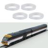 Create idea 16x N Scale Rubber Traction Tires for 1:148 Railway Model Diesel Small Steam Locomotives view 3