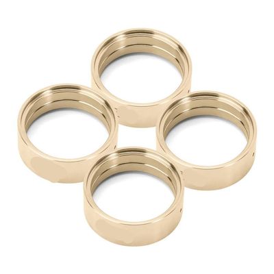Brass Wheel Weights 27g Per Piece Inner Beadlock Rings Compatible with 1.3 Inch Wheel Rim Compatible with 1 24 and 1 18 Scale RC Crawler Cars
