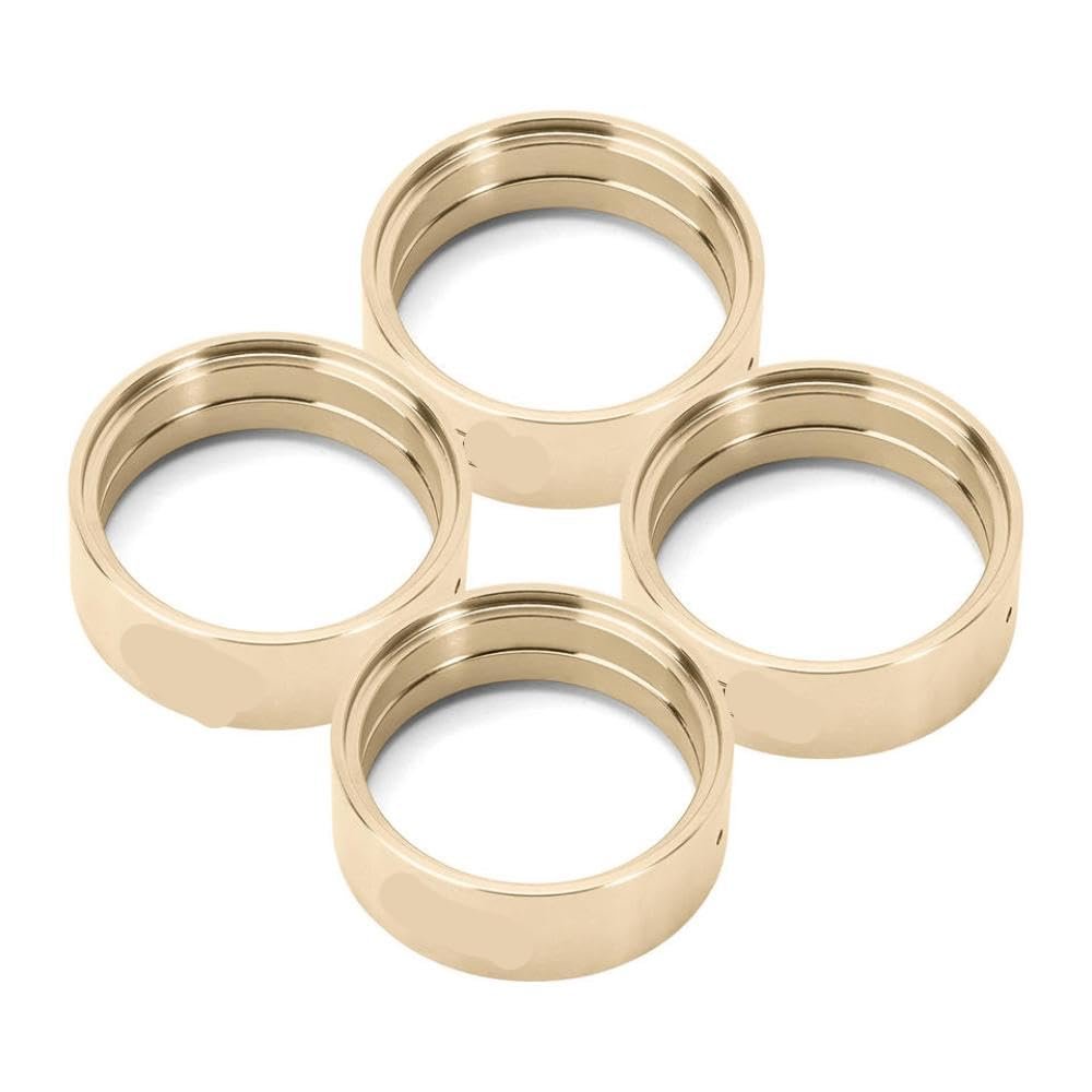 Brass Wheel Weights 27g Per Piece Inner Beadlock Rings Compatible with 1.3 Inch Wheel Rim Compatible with 1 24 and 1 18 Scale RC Crawler Cars
