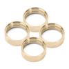Brass Wheel Weights 27g Per Piece Inner Beadlock Rings Compatible with 1.3 Inch Wheel Rim Compatible with 1 24 and 1 18 Scale RC Crawler Cars view 1