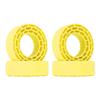 4pcs Rubber Inserts Compatible with 68-72mm 1.3 Inch Tires Compatible with Wheel Replacement Parts(Yellow) view 1