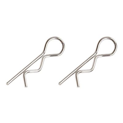 50Pcs Metal R Clips Pin Spare Parts Compatible with 1 10 Scale RC Model Cars Compatible with Various Brands