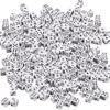 8mm Mini Tiny Dice, 300Pcs White Dice with Black Dots, 6 Sided Square Games, Adult Game for Teaching Math, Party Favors view 4