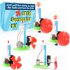 5 Bulk STEM Generator Kits for Kids, DC Motor Science Experiments, Engineering Building Projects Activities STEAM Toys, Class Educational Learning Classroom Activity, Free Energy Hand Generators Kit view 1