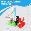 5 Bulk STEM Generator Kits for Kids, DC Motor Science Experiments, Engineering Building Projects Activities STEAM Toys, Class Educational Learning Classroom Activity, Free Energy Hand Generators Kit view 3