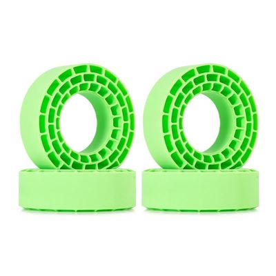 Rubber Insert Foam Compatible with 95-97mm 1.55 Inch Tires Foam Upgrade Part Compatible with RC Car Tires(Green)