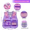Kids Tactical Vest Kit for Nerf-Tactical Guns Vest Set for Girls Toys Gifts 8-12 Years Old -Easter Basket Stuffers Gifts for 6-10 Year Old Girls view 3
