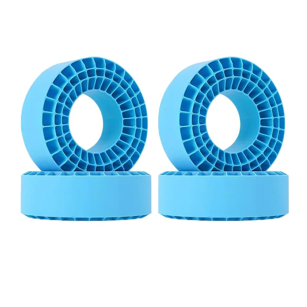 4PCS Foam Rubber Insert Compatible with 132-134mm 5.25 Inch OD 2.2 Inch Tires(Blue)