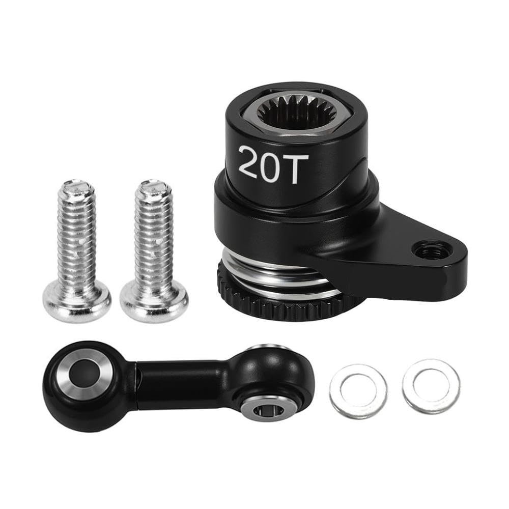 Aluminum Servo Saver Parts Set Compatible with Mojave and GROM Models 20T Servo Gear Replacement