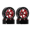 1.3" Aluminum Beadlock Wheels with 5.25mm Offset W1313 Compatible with 1/24 1/18 Scale RC Crawler Cars Compatible with Various Off Road Remote Control Vehicles(W1313RD) view 1