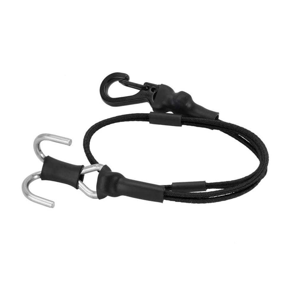270mm Elastic Strap with Hooks Rope Compatible with 1 18 1 24 Scale RC Crawler Cars Like SCX24(Black)