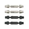 2pcs Ural Truck RC Car Spare Parts Metal Front Rear Drive Shaft For Henglong WPL Ural B36 B16 C14 C24 B24 MN D90 MN99S(Silver) view 2