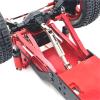 RC Repair Parts Compatible with MN for MN168 for MN78 1/12 RC for Model Car Parts Metal Upgraded Suspension Rod Rod for Seat Suspension Frame(Red) view 2