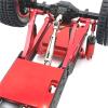 RC Repair Parts Compatible with MN for MN168 for MN78 1/12 RC for Model Car Parts Metal Upgraded Suspension Rod Rod for Seat Suspension Frame(Red) view 3