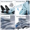 Double Fighter Jet Toy, F14 & F22 Diecast Planes with Lights & Sounds, Pull Back Military Airplane Toy Gift for Toddler,Kids, Boys view 3