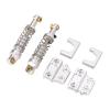 Funien 2 Pcs Rear RC, Aluminum Alloy Upgrade Your RC Car, Lightweight Design, Easy Replacement, for MN82 LC79 MN78 1/12, Crafted from Premium Aluminum Alloy, Compatible Ensuring (Silver) view 2