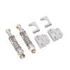 Funien 2 Pcs Rear RC, Aluminum Alloy Upgrade Your RC Car, Lightweight Design, Easy Replacement, for MN82 LC79 MN78 1/12, Crafted from Premium Aluminum Alloy, Compatible Ensuring (Silver) view 4