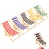 5Pcs Dollhouse Chair, 1:12 Scale Miniature Chair, 5 Colors Dollhouse Furniture for DIY, Landscape, Beach view 1