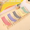 5Pcs Dollhouse Chair, 1:12 Scale Miniature Chair, 5 Colors Dollhouse Furniture for DIY, Landscape, Beach view 2