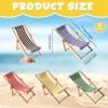 5Pcs Dollhouse Chair, 1:12 Scale Miniature Chair, 5 Colors Dollhouse Furniture for DIY, Landscape, Beach view 3