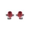 2 PCS Metal Rear Steering Cup For Wltoys 284131 K969 K979 K989 K999 P929 P939 1/28 RC Car Upgrade Parts(Red) view 1